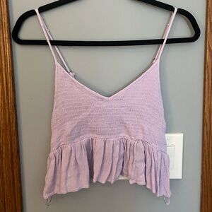 Purple Aeropostale crop top